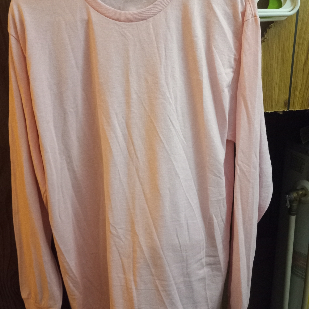 Jerzees Light Pink Crew Neck Shirt